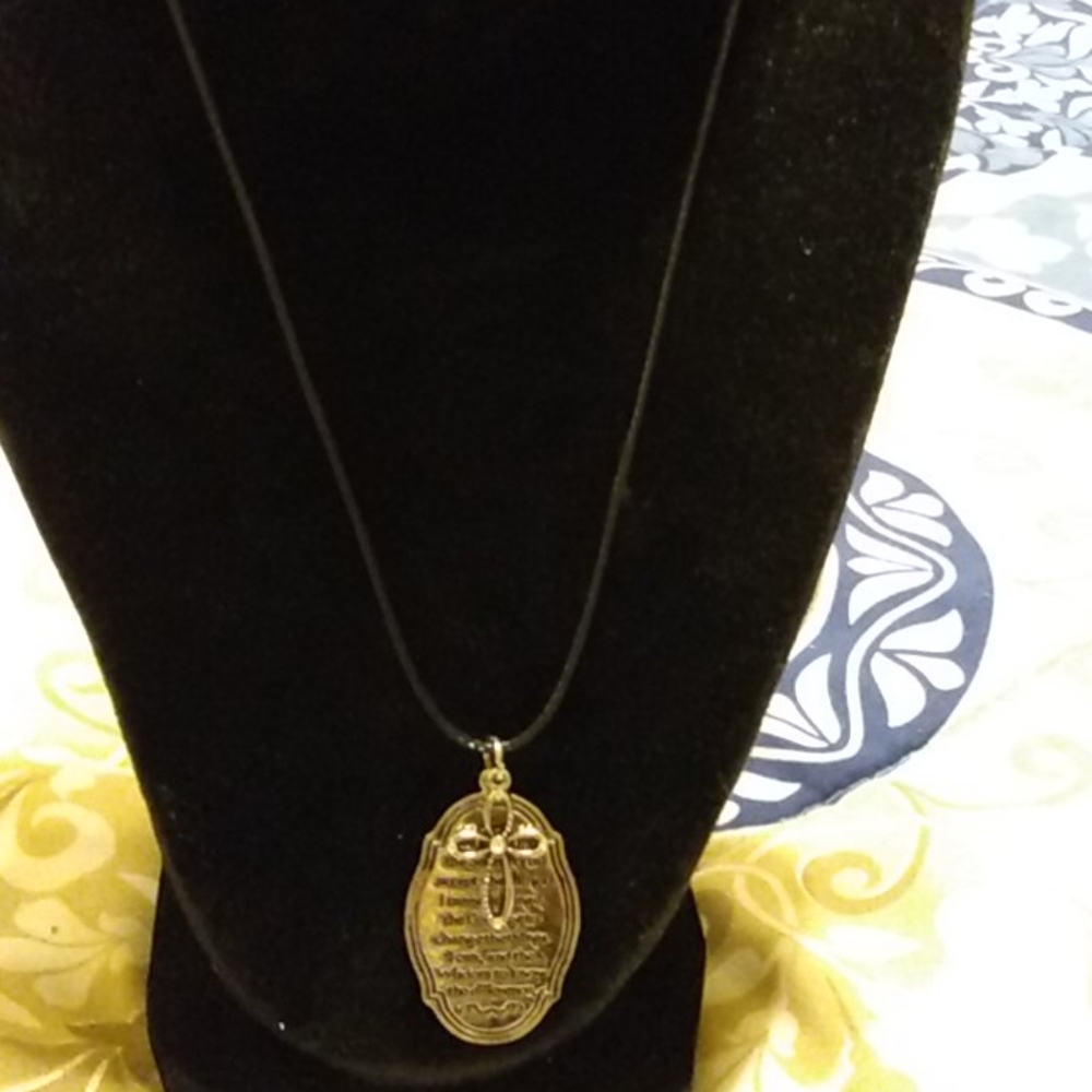 Ladies Serenity Prayer Necklace